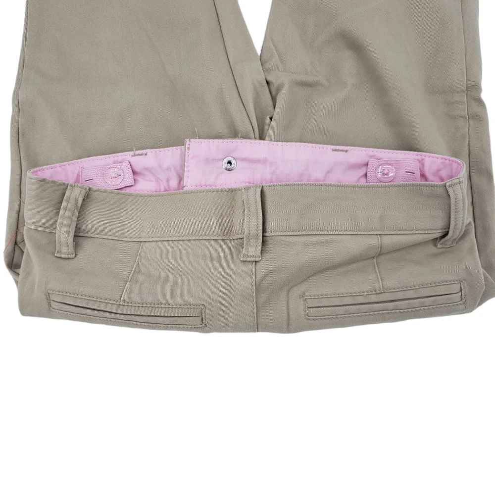 NWT Cat & Jack Girls School Uniform Pants Size 10 - Two Pack Blue And Beige - Picture 5 of 8